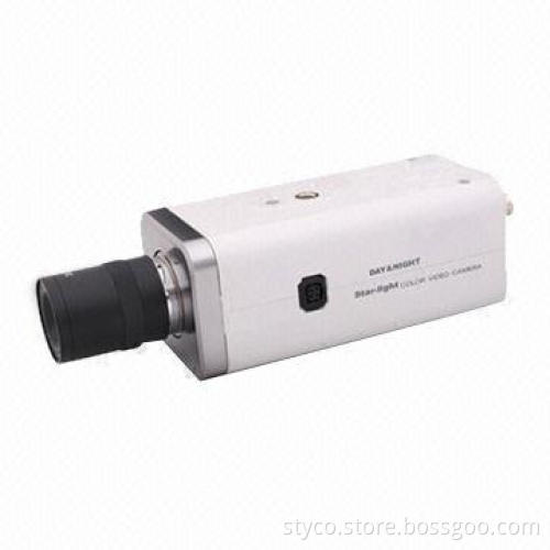 CCTV Box Camera, Sony Effio-E DSP, 700TVL Horizontal Resolution, 12V DC/24V AC Dual-power Supply